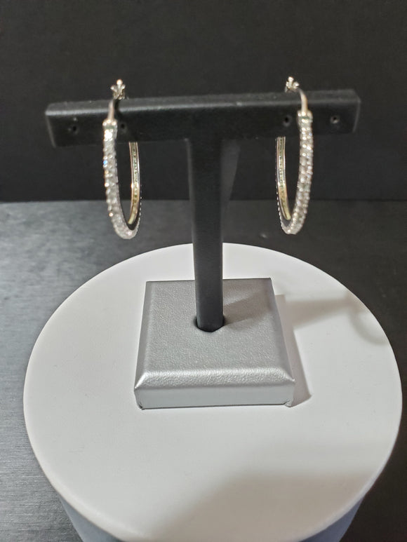 Desiree Collection Silver Earrings