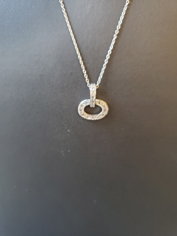 Anna Collection Silver Necklace
